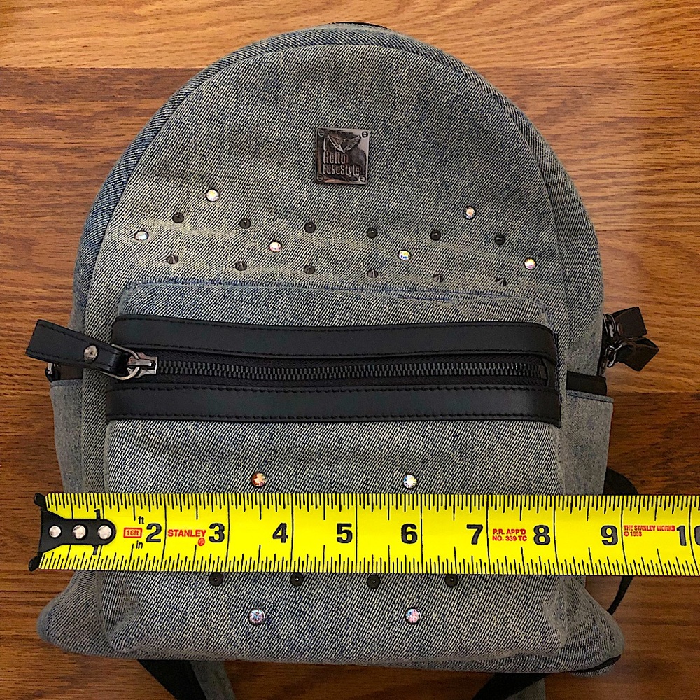 House of Hello Denim Classic Light Blue Backpack